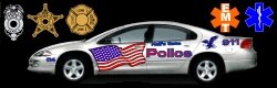 Police, Fire, Ambulance