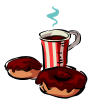 coffee and donuts