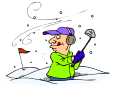 winter golf