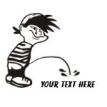Guy pee on