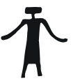 man glyph