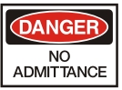 no admittance