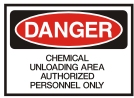 chemical unloading area