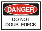 do not doubledeck