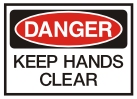 keep hands clear