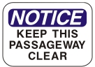 passageway clear