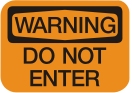 do not enter